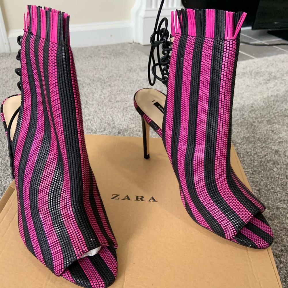 Brand new in the box Zara heels.